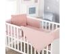 Roba Kids Set posteljine sa ogradicom Lil Planet, Rozi