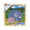 VIGA 44626 DRVENE PUZZLE SLON-9 KOM