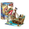 CUBIC FUN CBF208325 CUBICFUN PUZZLE PIRATE TREASURE SHIP P832h