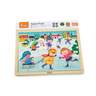 VIGA 51272 DRVENE PUZZLE ZIMA-24 KOM