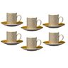 Lijepe kućne stvari Modern šoljice za espresso, set 6 komada