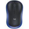 Logitech Miš bežični, 2.4 GHz, 1000 dpi, USB nano, Blue - M185