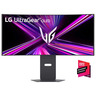 LG monitor 34GX900A gaming zakrivljeni USB Type C, 34, UWQHD, OLED, 275 cd/m2, AMD FreeSync Premium, HDR400, HDMI, DP, 240Hz, 0.03ms