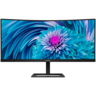 PHILIPS monitor 346E2CUAE zakrivljeni USB Type C, 34, UWQHD, VA, 300 cd/m2, Adaptive Sync, HDMI, DP, 100Hz, 1ms (