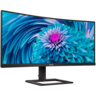 PHILIPS monitor 346E2CUAE zakrivljeni USB Type C, 34, UWQHD, VA, 300 cd/m2, Adaptive Sync, HDMI, DP, 100Hz, 1ms (