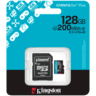 KINGSTON microSDXC 128GB Canvas Go Plus Gen4 200MB/s A2 U3 V30 Card + Adapter