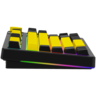 LORGAR tastatura KBP70TKLW gaming, mehanička bežična TKL Pro, crno žuta, EN layout