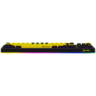 LORGAR tastatura KBP70TKLW gaming, mehanička bežična TKL Pro, crno žuta, EN layout