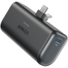 Anker Nano Power Bank (22,5 W, ugrađeni USB-C konektor) crne boje