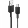 Anker 322 USB-A na USB-C kabel 90 cm pleteni crni