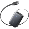 Anker Nano Power Bank (10K, 45W, ugrađeni uvlačivi USB-C kabel) crna