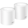 TP-Link Deco X10 (2-pack) AX1500 Whole Home Mesh Wi-Fi 6 System, 300 Mbps at 2.4 GHz + 1201 Mbps at 5 GHz,Internal Antennas, 2× Gigabit Ports