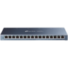 TP-Link TL-SG116P 16-Port Gigabit Desktop Switch with 16-Port PoE+, 802.3at/af, 120 W PoE Power, Desktop Steel Case, Extend Mode for 250m PoE Transmitting
