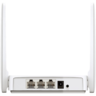 Mercusys AC10 AC1200 Wireless Dual Band Router, 300 Mbps at 2.4 GHz + 867 Mbps at 5 GHz, 4 × 5 dBi Fixed External Antennas