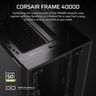 CORSAIR kućište FRAME 4000D 360mm radiator, 170mm cooler430mm GPU, ATX, Black
