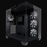 LC-POWER kućište Gaming 809BE-ATX, ATX, Micro ATX, MiniITX4x 120mm ARGB fans, tempered glass