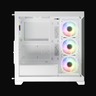LC-POWER kućište Gaming 715W Midi-tower, ATX, 4x ARGB fan, 1x USB-C, 2x USB-A, White