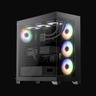 LC-POWER kućište Gaming 715B Midi-tower, ATX, 4x ARGB fan, 1x USB-C, 2x USB-A