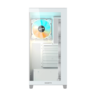 GIGABYTE kućište C500 Panoramic Stealt  Mid-tower, ATX, 4x ARGB fans White