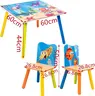 KINDER HOME dječji drveni stol i stolice sa morskim životinjama TF-4290