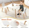 KINDER HOME dječji drveni stol sa 2 stolice - BUNNY TF-6176