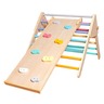 KINDER HOME Pikler trougao 2 u 1 drvena penjalica i tobogan V01F021