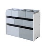 KINDER HOME Organizator za igračke bijelo-sivi JVTR-3090-1