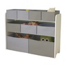 KINDER HOME Organizator za igračke bijelo-sivi JVTR-3090-1