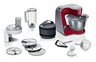 BOSCH kuhinjski robot MUM5X720 Serie 4, 1000 W, 3.9 L, integrisana vaga, crveno-srebreni
