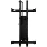 Zidni stalak sa klupom-Wall folding rack with bench