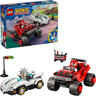LEGO Sonic Silverov auto protiv Knucklesova čudovišnog kamiona 77118