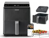Cosori friteza na vrući zrak CAF-P681S-KEUR Dual Blaze PRO, Wi-Fi; 1750 W, 6.4 L, 12 programa