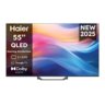 Haier QLED televizor H55S80FUX, 4K Ultra HD, Smart TV, Google TV, HDR, Dolby Audio, Siva