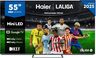 Haier Mini LED televizor H55M80FUX, 4K Ultra HD, Smart TV, Google TV, HDR10, Dolby Atmos, Dolby Vision, Siva