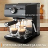 KRUPS espresso aparat za kafu XP384G10 Authentic+ C80, ručni, tamno sivi