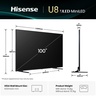 Hisense Mini LED 100U8Q, 4K Ultra HD, Smart TV, VIDAA , Hi-View AI Engine PRO,4.1.2 Surround, 165Hz Game Mode Pro, Crni
