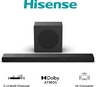 Hisense soundbar AX3120Q, 3.1.2 CH Soundbar, 440 W, 6.5'' Wireless Subwoofer, Crni