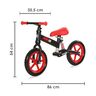 LORELLI balans bicikl Wind 12" Black Red za djecu 2-5 godina