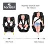 LORELLI autosjedalica Rodeo Isofix rotirajuća 40–150 cm (0–12 godina) Grey