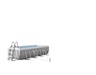 INTEX Prism Frame Pravokutni bazen set, 400x200x100 cm