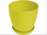 GARDINO saksija LUX 28cm sa podmetačem žuta