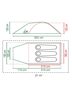 COLEMAN šator 3 osobe Kobuk Valley 3 Plus 4500 mm