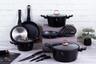 Berlinger Haus set posuđa i noževa 14/1 Black Rose Collection – BH/7187