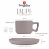 Berlinger Haus set šoljica za espresso 100 ml, 4 kom Taupe – BH/10016