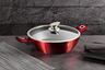 Berlinger Haus plitka šerpa s poklopcem 28 cm 3.8 L Burgundy Collection – BH/1263
