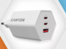CANYON punjač HEXAGON 65 GaN 65W 2xPD 1xQC EU White