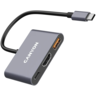 CANYON hub DS-4 3in1 USB-C Grey, CNS-TDS4