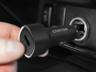 CANYON auto punjač punjač OnDrive 85 PD 85W USB-A+USB-C Black