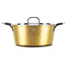 Berlinger Haus šerpa s poklopcem 26 cm 5.2 L Hammered Gold Collection – BH/8011