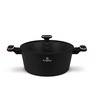 Berlinger Haus šerpa s poklopcem 28 cm 6.3 L Black Rose Collection – BH/8359